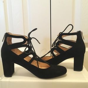 Unisa suede and strappy heels